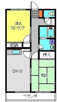 T・S・1ビル睦月館の間取り