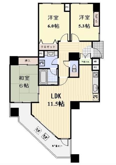 プロスペクト清澄庭園の間取り