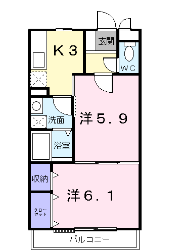 サンロイヤルの間取り