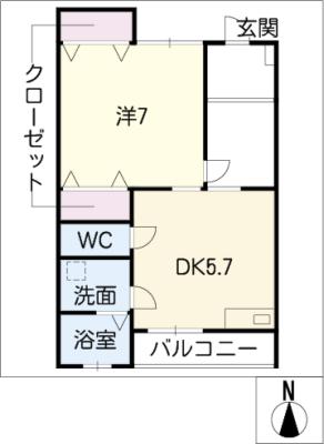 クレスト正木の間取り