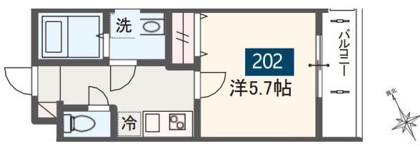 相模原市南区相模台のアパートの間取り