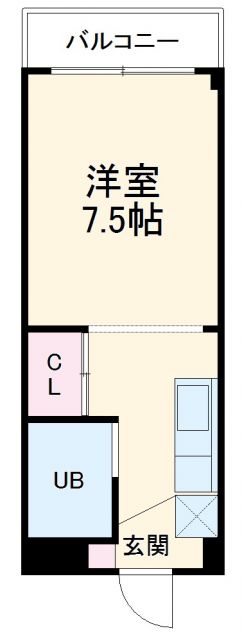 瀬戸市中品野町のマンションの間取り