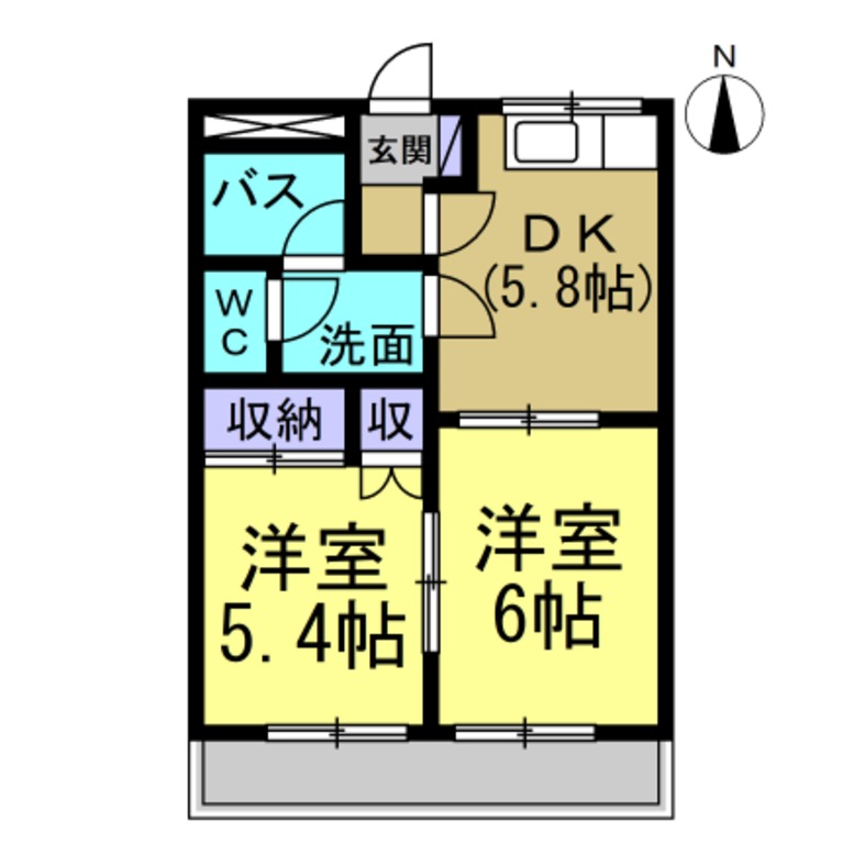 サンロアールの間取り