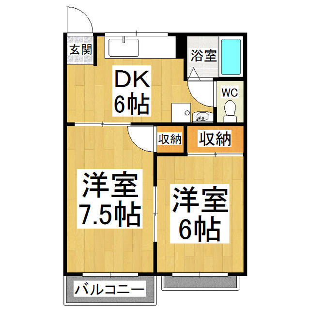 Ｆタウン　Ｃ棟の間取り