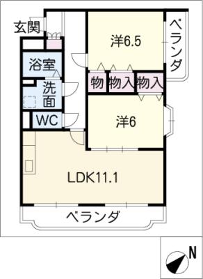 クレストの間取り