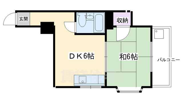 ウィンズ綾小路の間取り