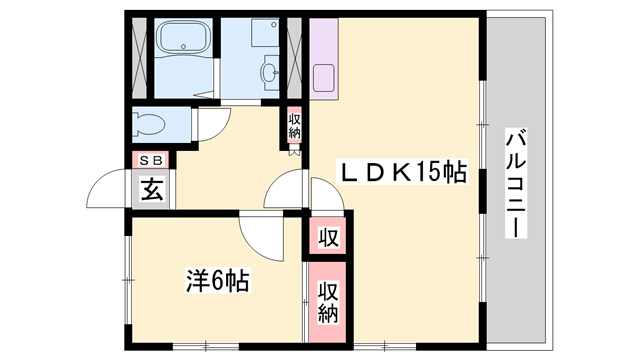 グリーンコスモ田井の間取り