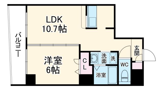 Ｋ・ドミールの間取り