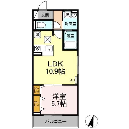 エクセリア東和の間取り