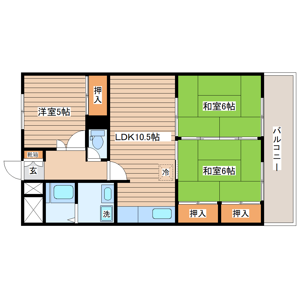 タカヤマハイツの間取り