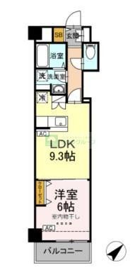 品川区大崎のマンションの間取り