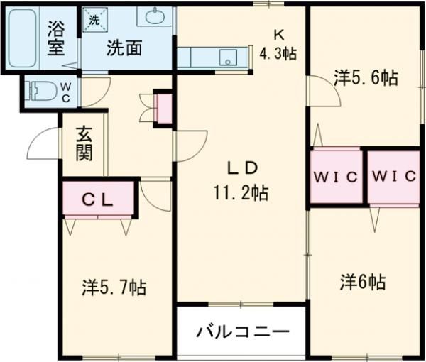 スタイルズの間取り