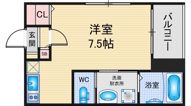 グローリー庄内緑地の間取り