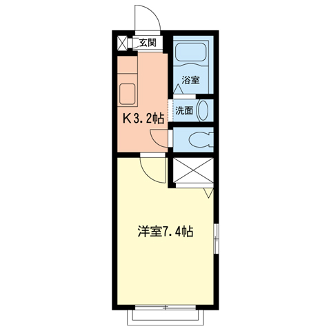 フライハイトの間取り