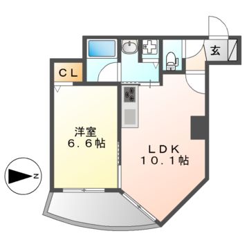 プロシード金山2の間取り