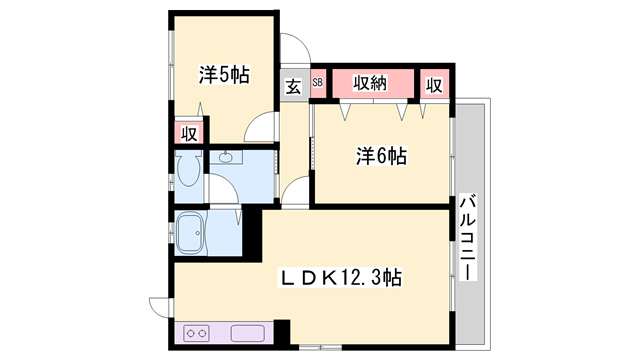 セントポーリアIIの間取り