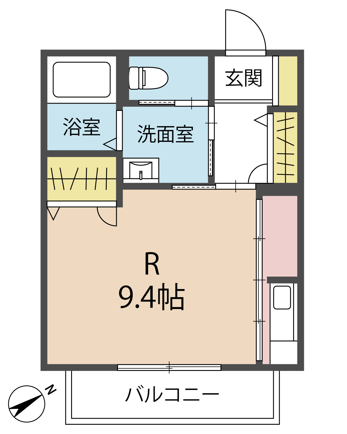 プチメゾン畑中IIの間取り