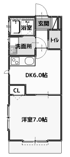 ライトハウス岡小名の間取り