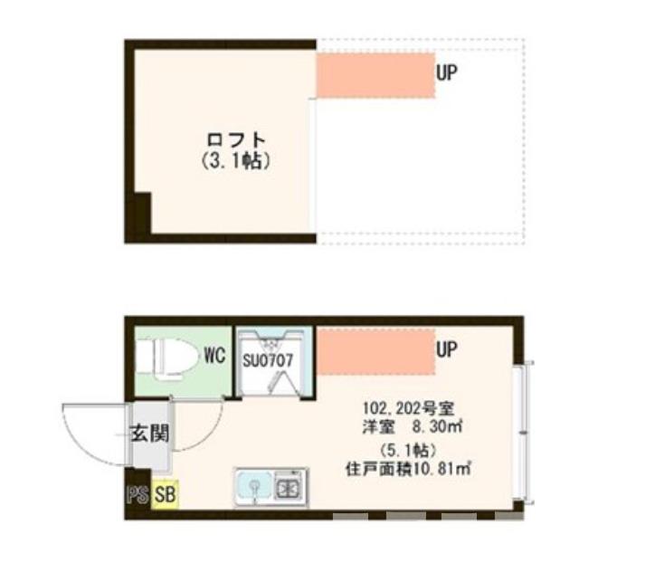 ハーモニーテラス町屋IVの間取り