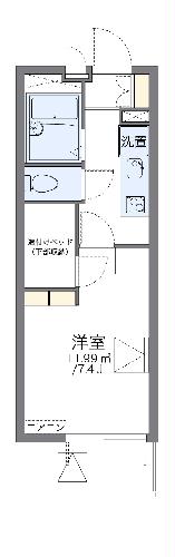 【レオパレスしるびあの間取り】