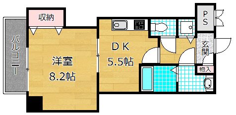 ルミエール交野の間取り