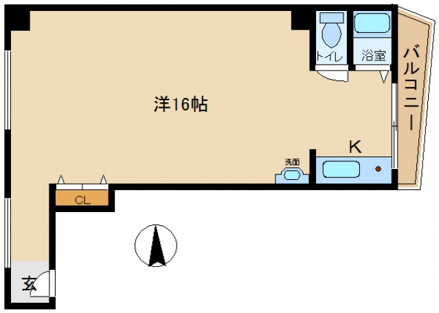 ラフィーネ６号館の間取り