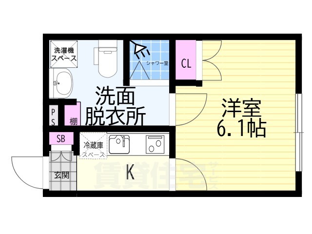 グレースアレイ西院の間取り