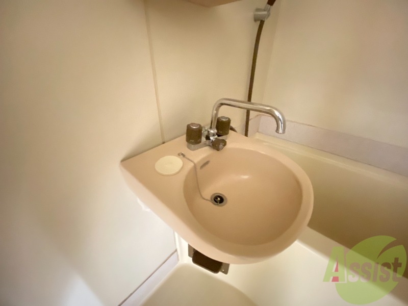 洗面設備　洗面台はこちらのまあるいボウル型ですよー