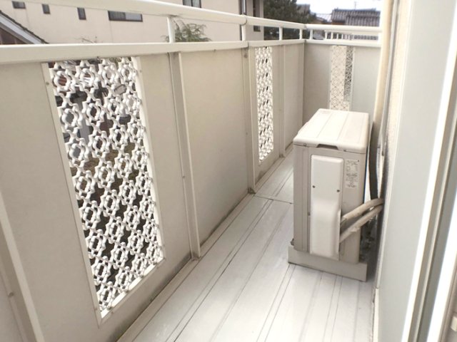 バルコニー　広々としたバルコニーです