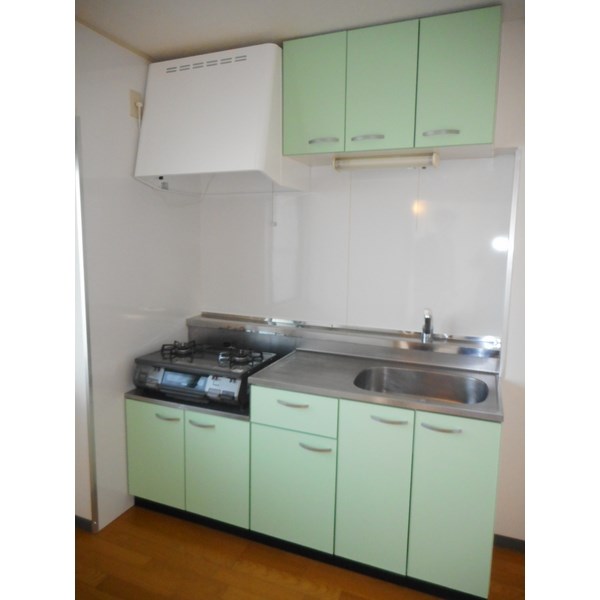 キッチン　2口コンロ設置済みです。