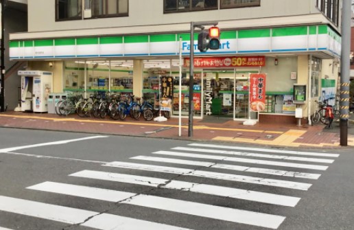 コンビニ　ファミリーマート 厚木旭町店（コンビニ）まで395m