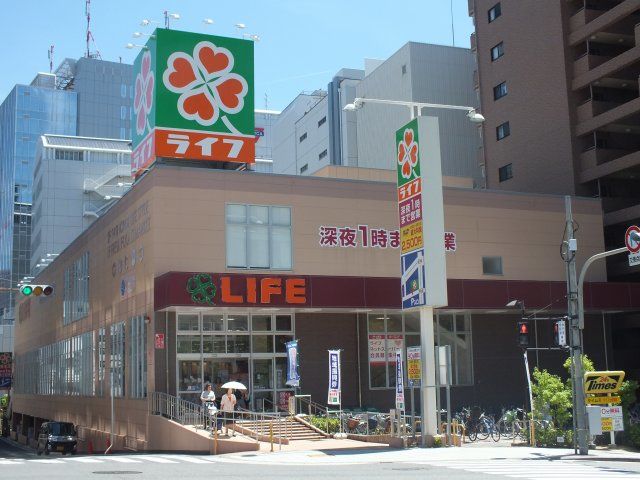 スーパー　ライフ堂島大橋店（スーパー）まで385m