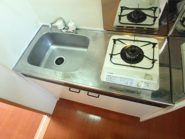 キッチン　便利なガスコンロ１口付