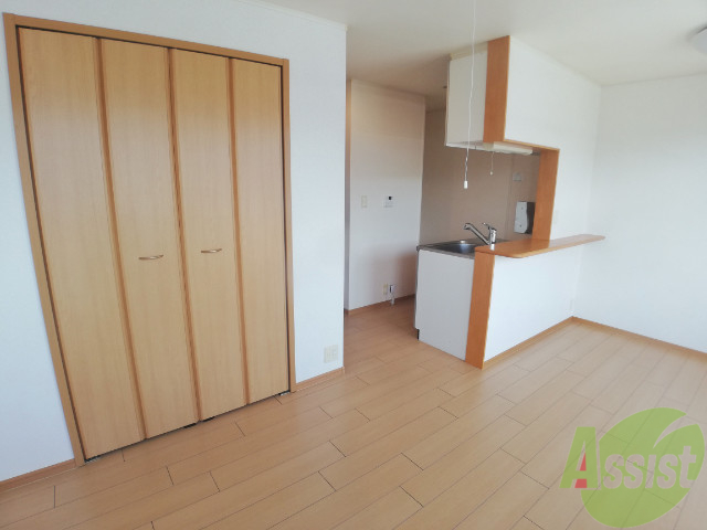 収納　クローゼットです。大きい荷物もしまうことができます。