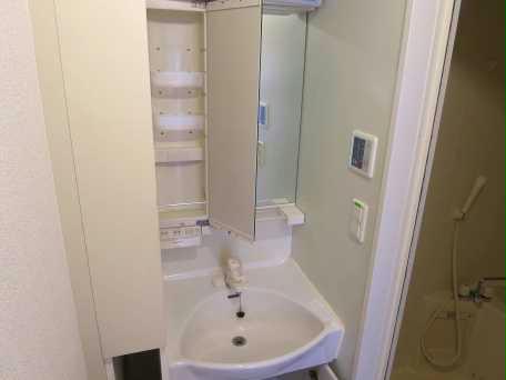 洗面設備　同タイプの物件になります