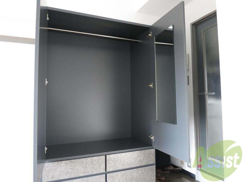 収納　大容量の収納力で多くの衣類を収納