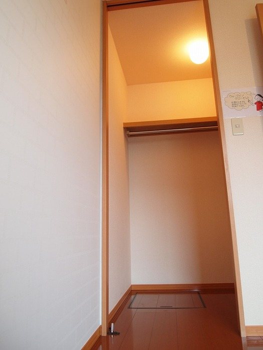 収納　ウォークインクローゼット完備です。