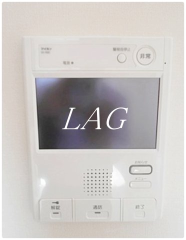 セキュリティ　モニター付きインターホンです。