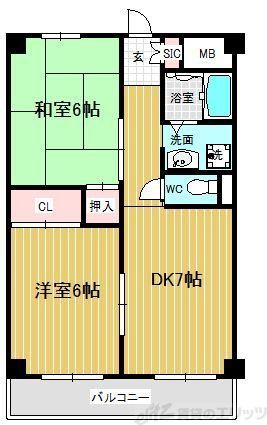 リアライズ上新庄の間取り写真