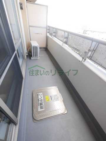 バルコニー　河田町ガーデン1号棟 905