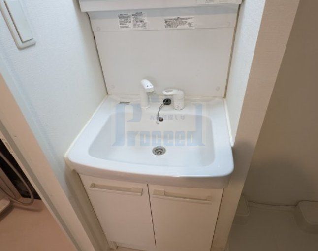 洗面設備　使いやすい独立洗面台☆