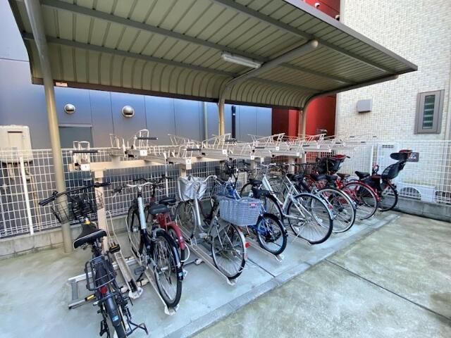 駐車場　駐輪場です。