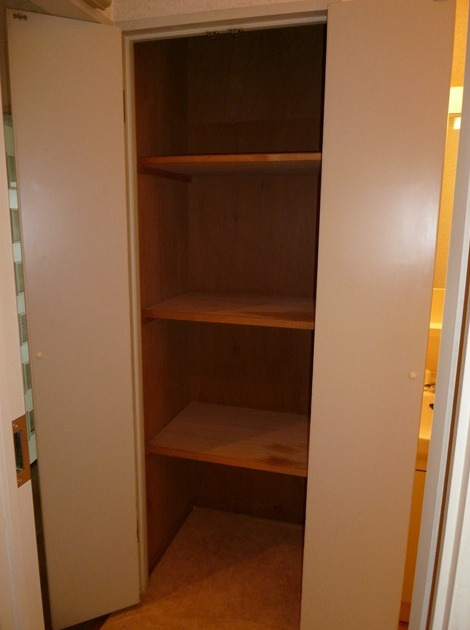 収納　十分な収納スペースがあります