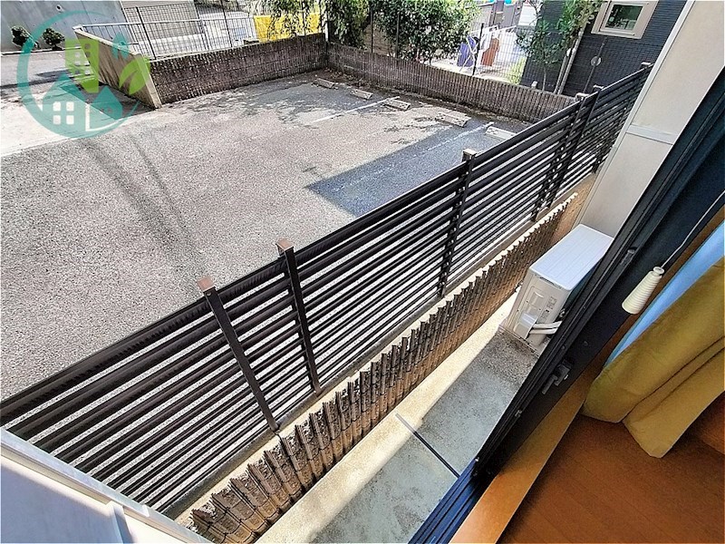 バルコニー　レオパレス香蘭（家具・家電付、仲介手数料不要）