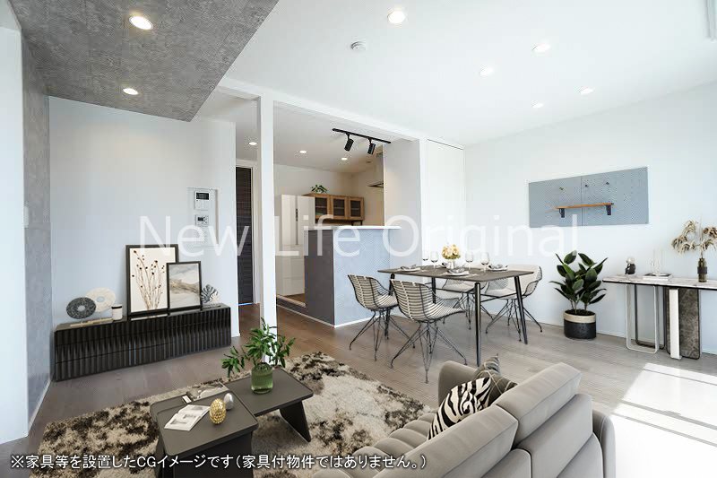 居室・リビング　広々とした13.8帖のリビングです☆