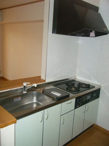 キッチン　★システムキッチン３口グリル付き★