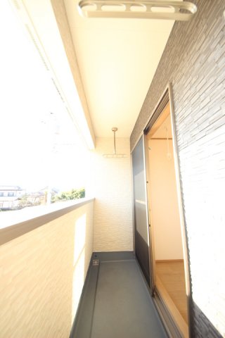 バルコニー　広々としたバルコニーです