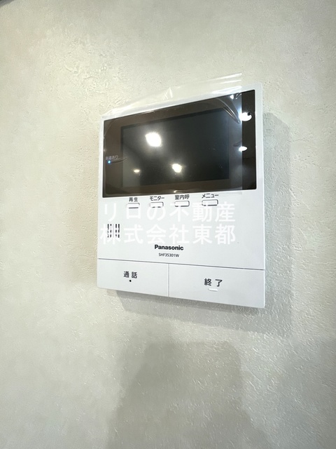 セキュリティ　訪問者が一目で分かるＴＶモニタ付インターホンです！