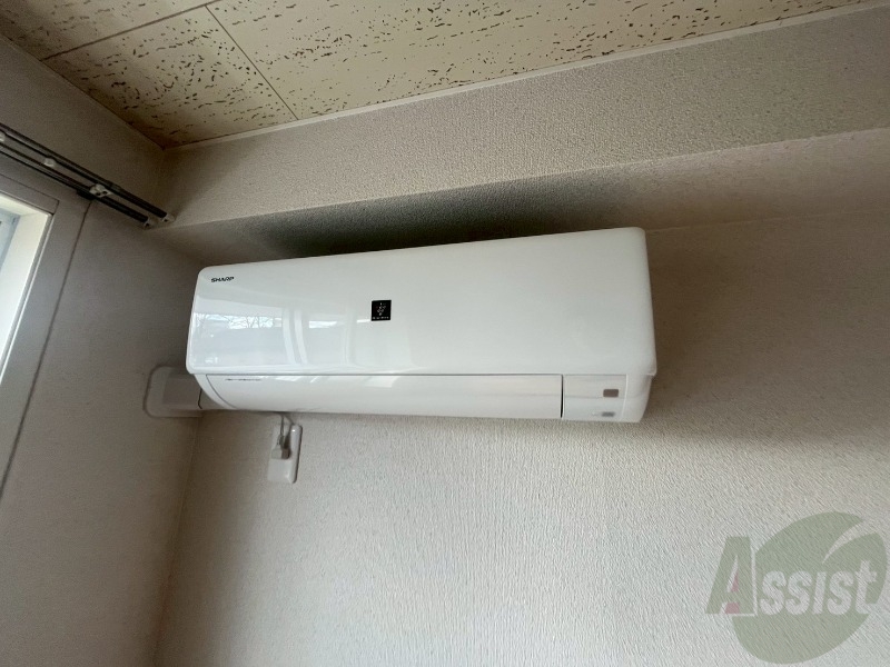 その他設備　エアコンが設置してありますので、寒暖対策もばっちり。