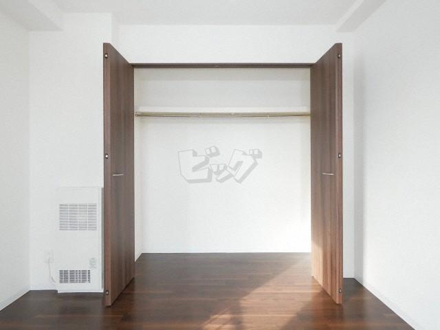 収納　衣類の収納に便利なクローゼットが付いています！